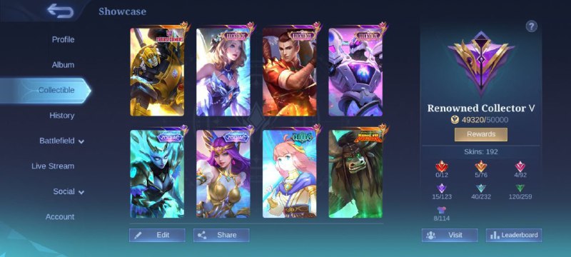 New Restocked Account Mlbb