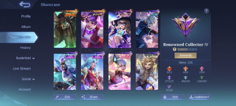 New Restocked Account Mlbb