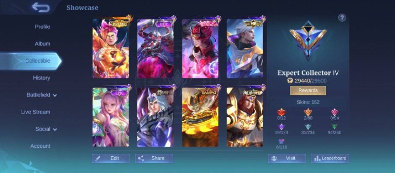 New Restocked Account Mlbb