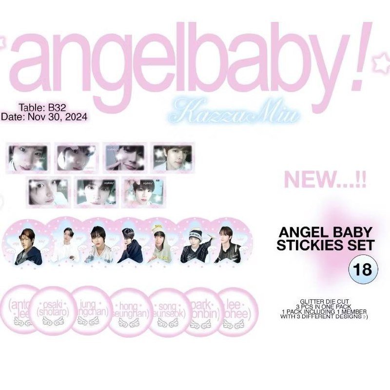 Riize angel baby stickies set ***😍*** …