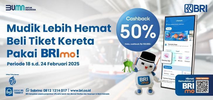 info promo mudik lebaran tiket KAI …