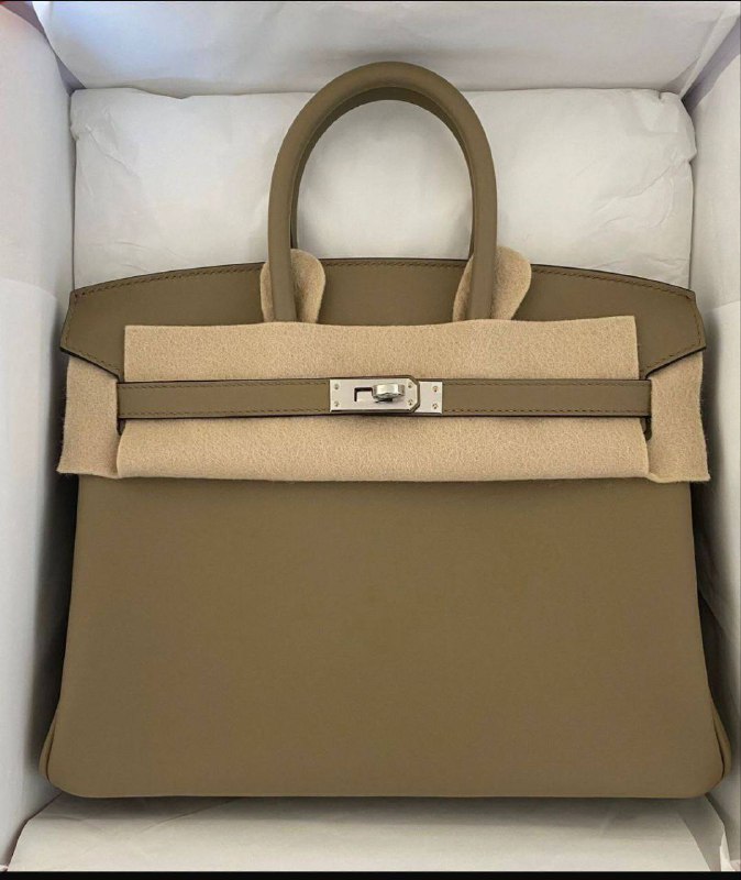 ***Birkin25 Beige Marfa Swift Phw