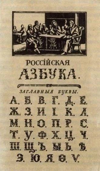 Русский алфавит до орфографической реформы 1918 …