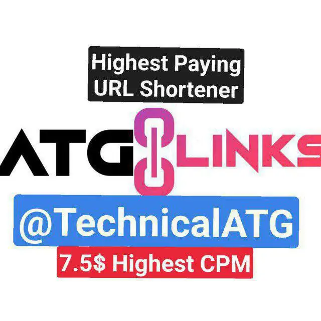 ATG LINK'S BEST URL SHORTERNER CPM …