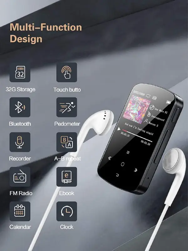 Sanyipace 32GB MP3 Player, MP3 Player …