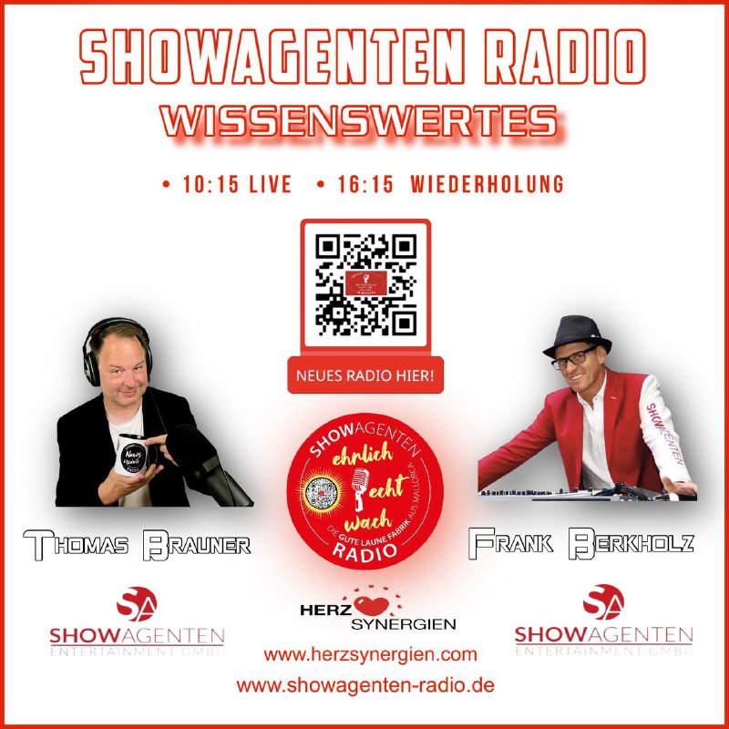 `SHOWAGENTEN RADIO &amp; WISSENSWERTES` ***⁉️***