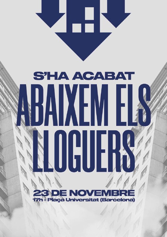 ***🔵*** **S'HA ACABAT. ABAIXEM ELS LLOGUERS**