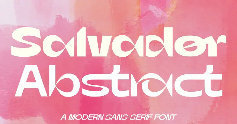**Salvador Abstract** (Free for personal use)