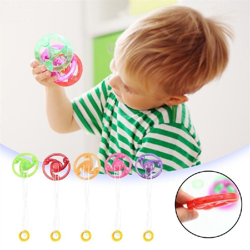 Pull Stiring Lighting Wheel Toy