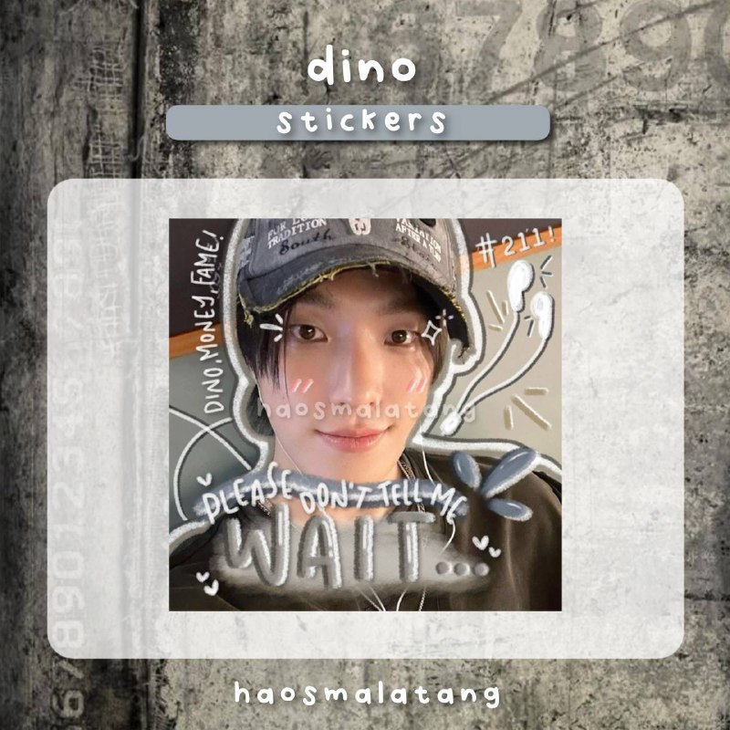 *ೃ༄ 148. dino wait stickers ***🚨***