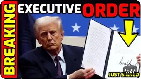 Just Now: Trump Signs New Executive …