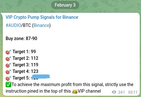 Signals Pump Crypto Binance🚀