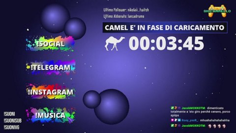 CAMELsuTwitch is live! (via [@twitchannbot](https://t.me/twitchannbot))