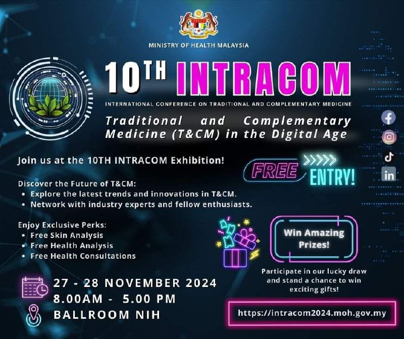 Join us at the 10TH INTRACOM …