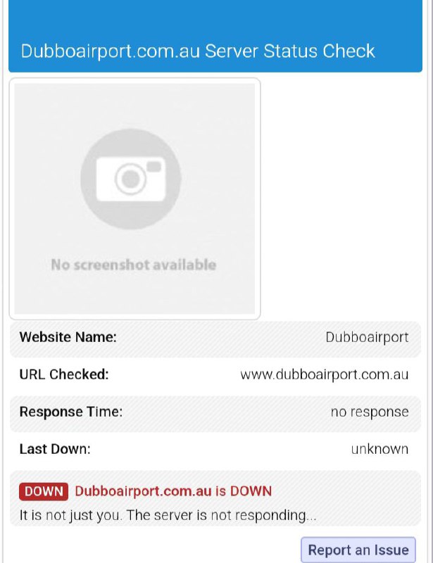 **Australia Dubbo Regional Airport website taken …