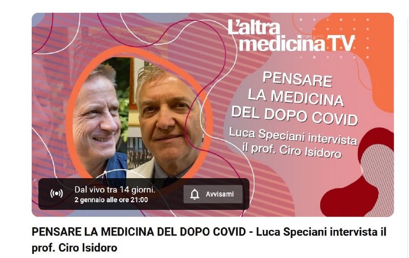 *PENSARE LA MEDICINA DEL DOPO COVID* …