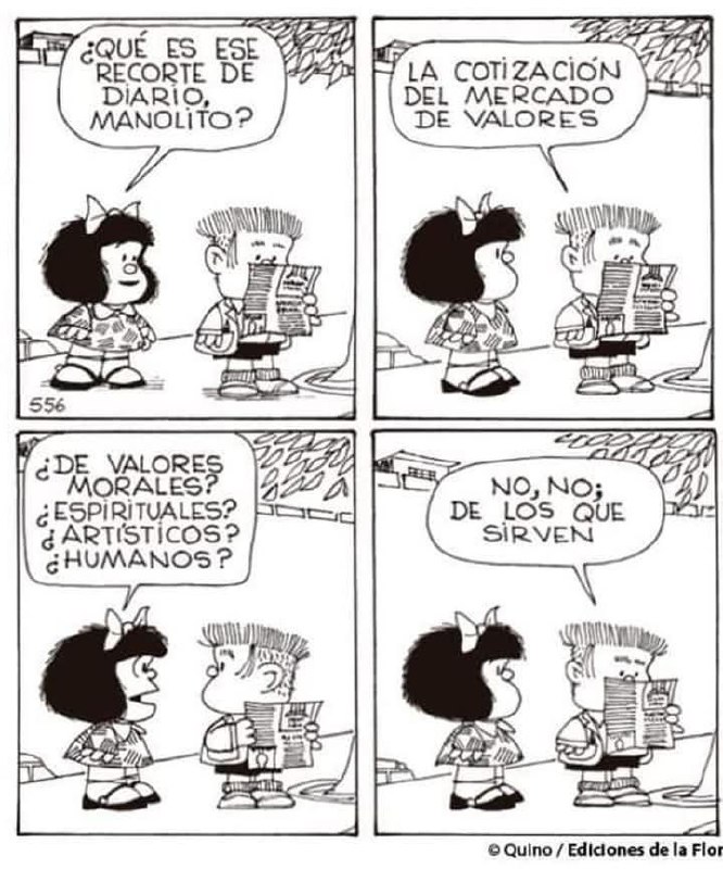 Los liberales se creen Mafalda, pero …