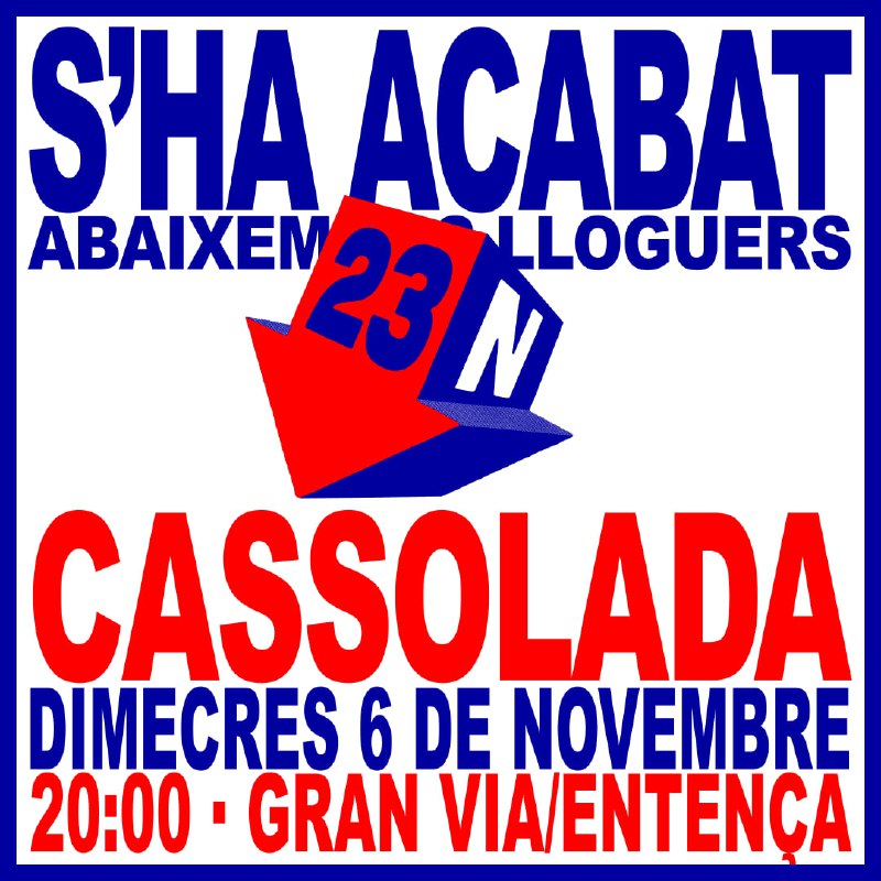 **Aquest dimecres cassolada per exigir la …