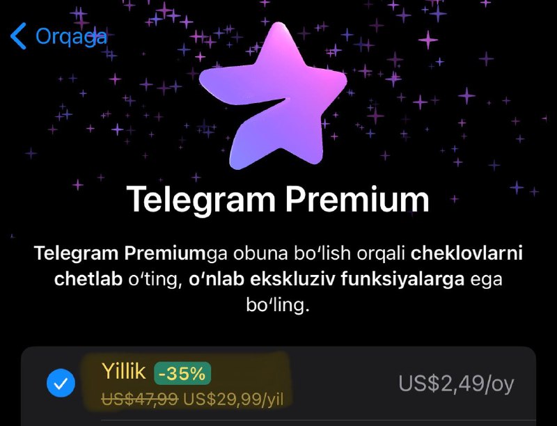 ***?*** **TELEGRAM PREMIUM OBUNASI KERAKMI?**