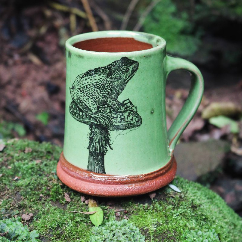 Toadstool mugs live in the store …