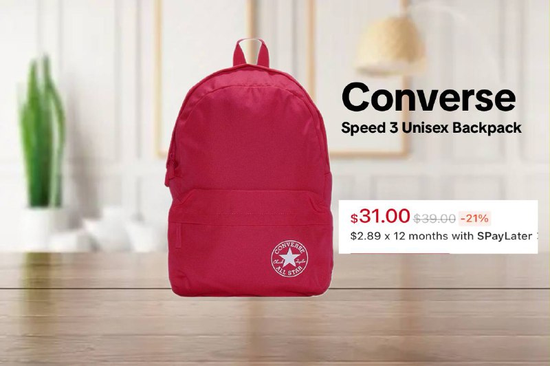 Converse Speed 3 Unisex Backpack - …