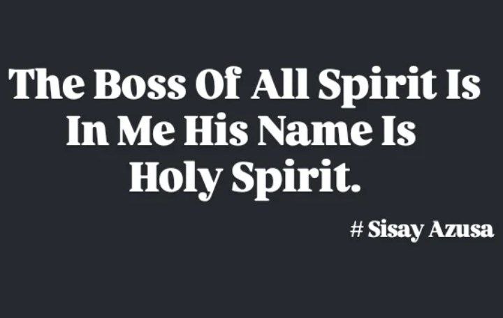 The Boss of All Spirit is …