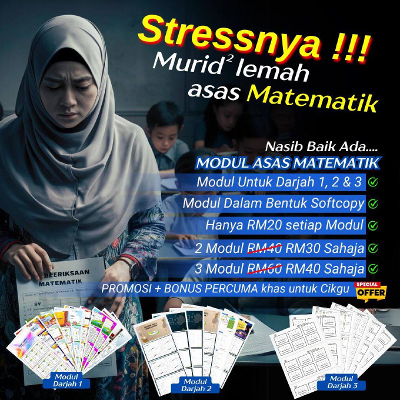 ***❗*** Siapa kat sini Cikgu Matematik …