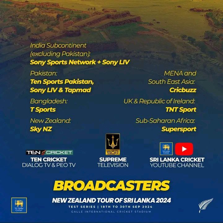 **New Zealand tour of Sri Lanka …