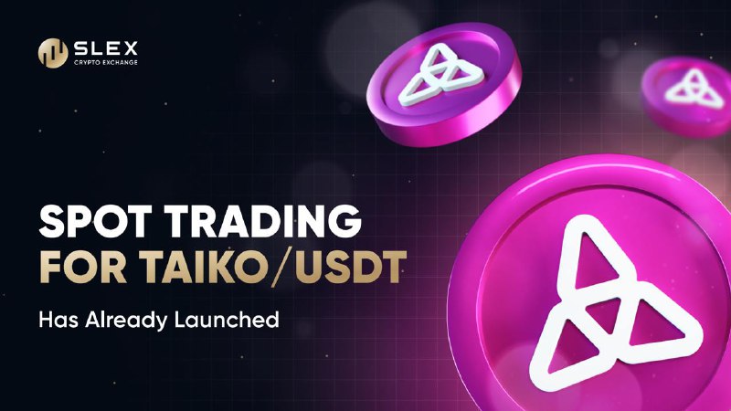 ***🕯*** **New Listing: TAIKO/USDT**Spot trading will …