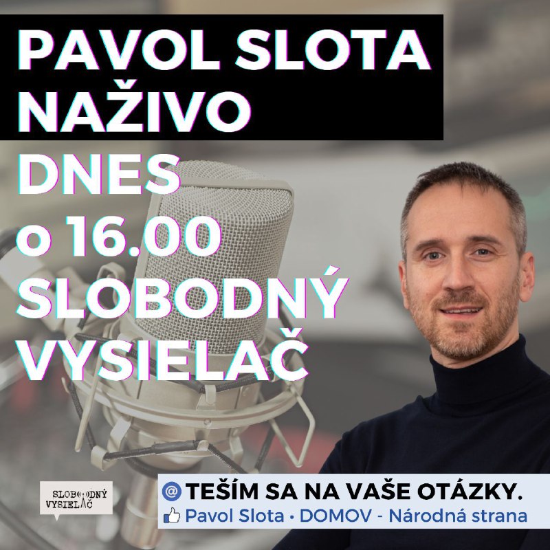 ***🎙***DNES o 16.00 si opäť môžete …