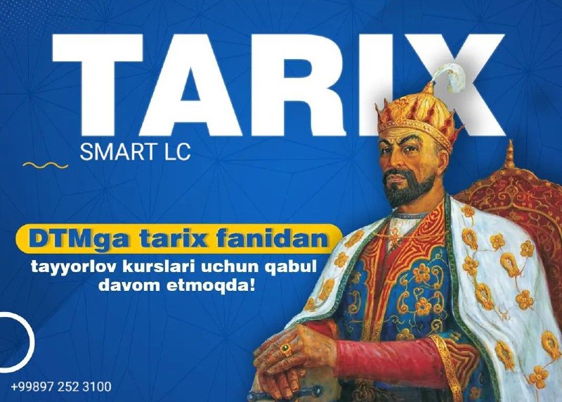 ***📚*** Tarix Darslariga Ulkan Chegirma!