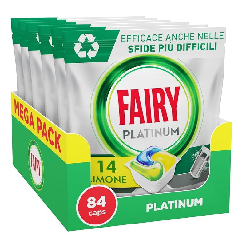 Fairy Platinum Pastiglie Lavastoviglie, Detersivo Lavastoviglie …