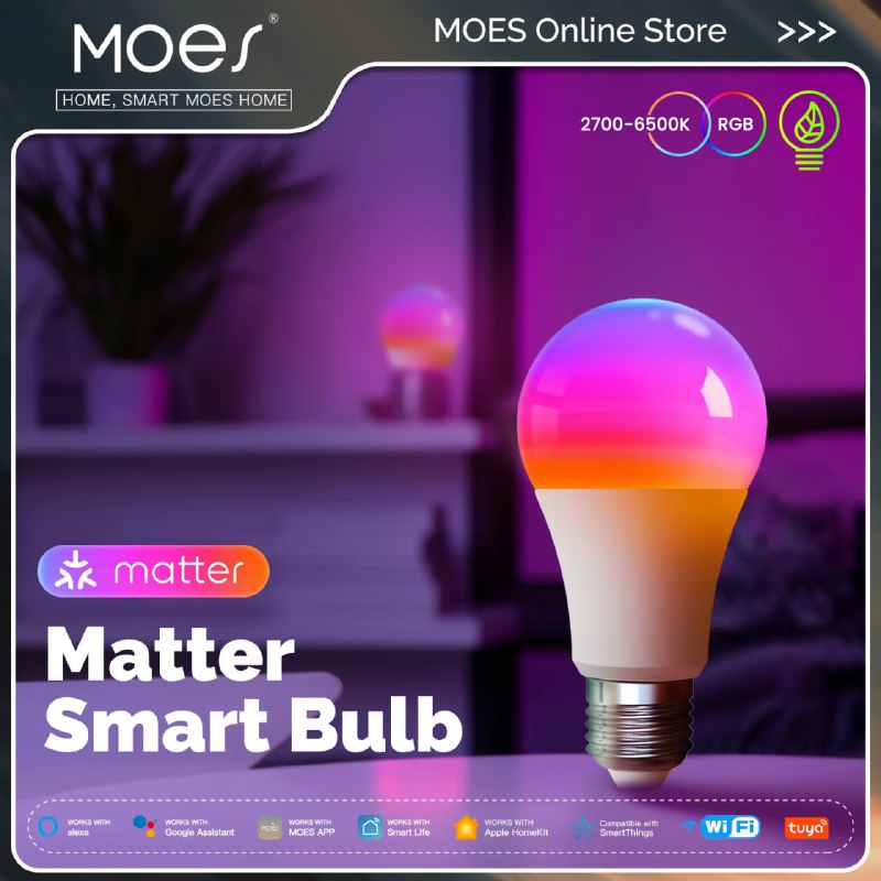 ***☝️*** **MOES Matter Bulb**