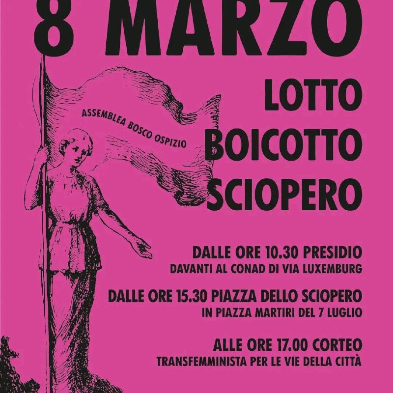 Reggio Emilia 08/03 &gt;&gt; transfemminismo, lotta …