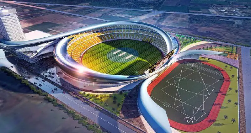 Design of new cricket stadium in …