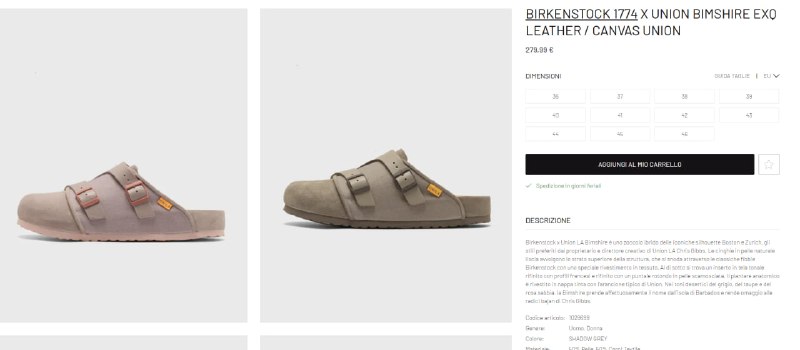 Birkenstock 1774x UNION