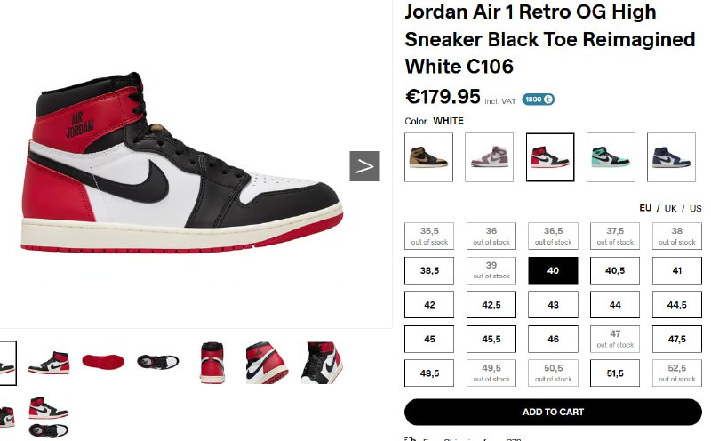 Air Jordan 1 Retro OG High …