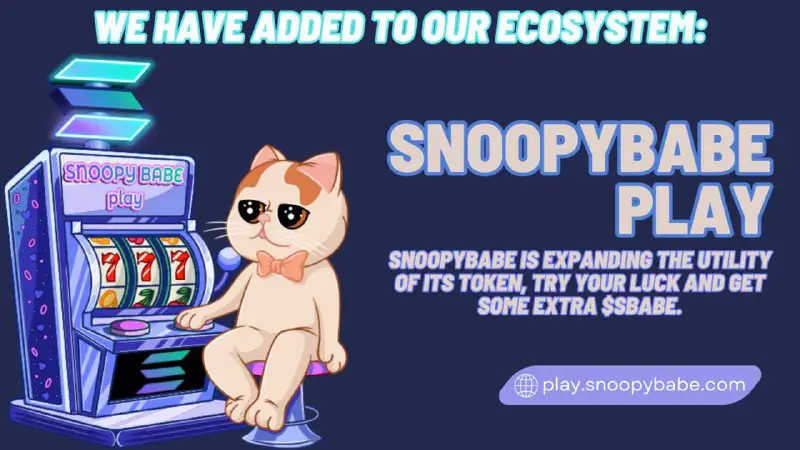 ***😺*** **SnoopyBabe Play -** [**https://play.snoopybabe.com**](https://play.snoopybabe.com/)*****😺*****