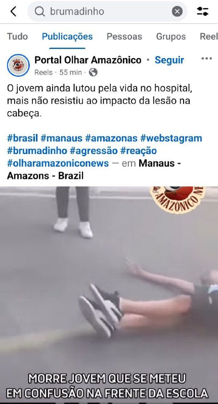 É deu ruim pro guri, morreu …