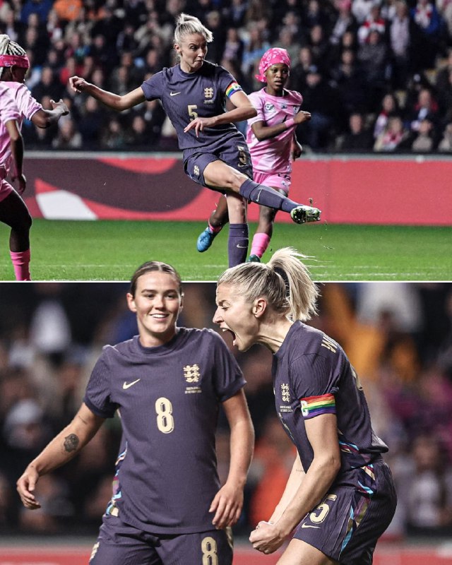 Captain Leah Williamson has scored on …