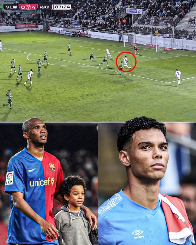 Samuel Eto’o’s son, Etienne, follows in …