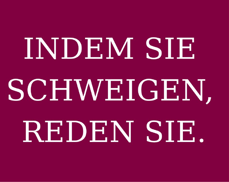 Wer sich lautstark zum Thema Frieden …