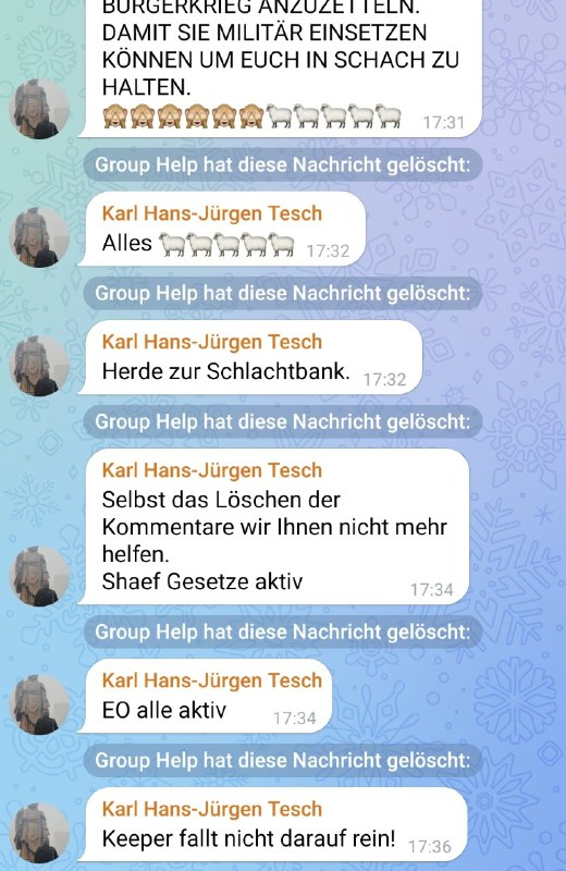 Karl Hans-Jürgen Tesch mag anscheinend auch …