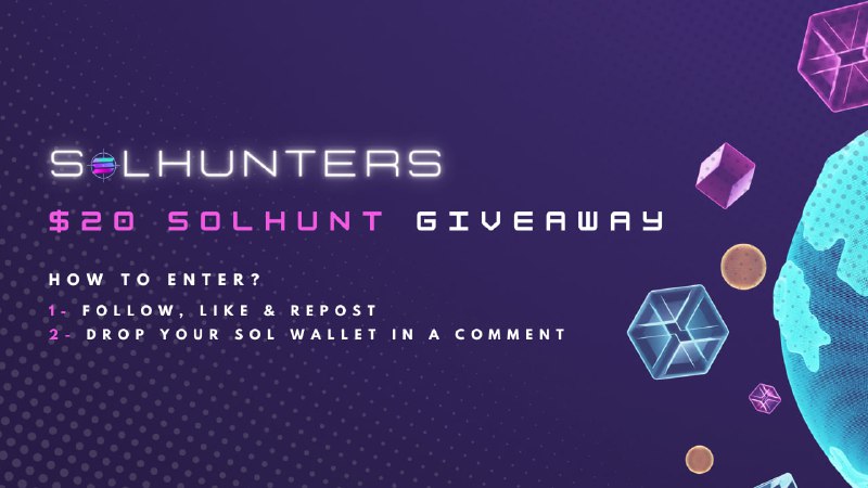 *****🟣*** Weekly SOLHUNT Giveaway Alert!**