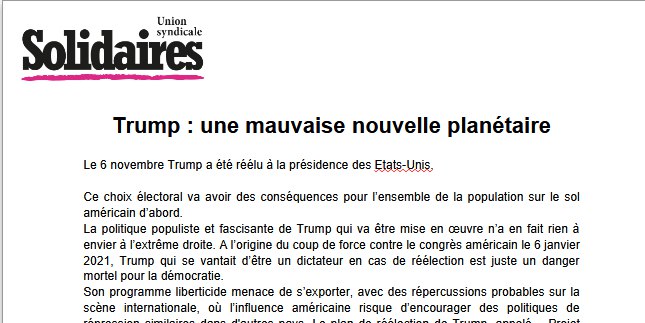 Trump : une mauvaise nouvelle planétaire …