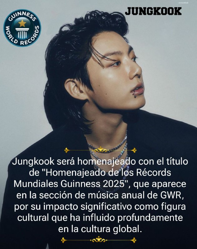 Jungkook será homenajeado con el título …