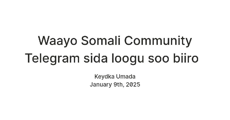 La S[o](https://teletype.in/@somalibooks/sV87xEmsHDD)cda Update Cusub Dhalinyaro