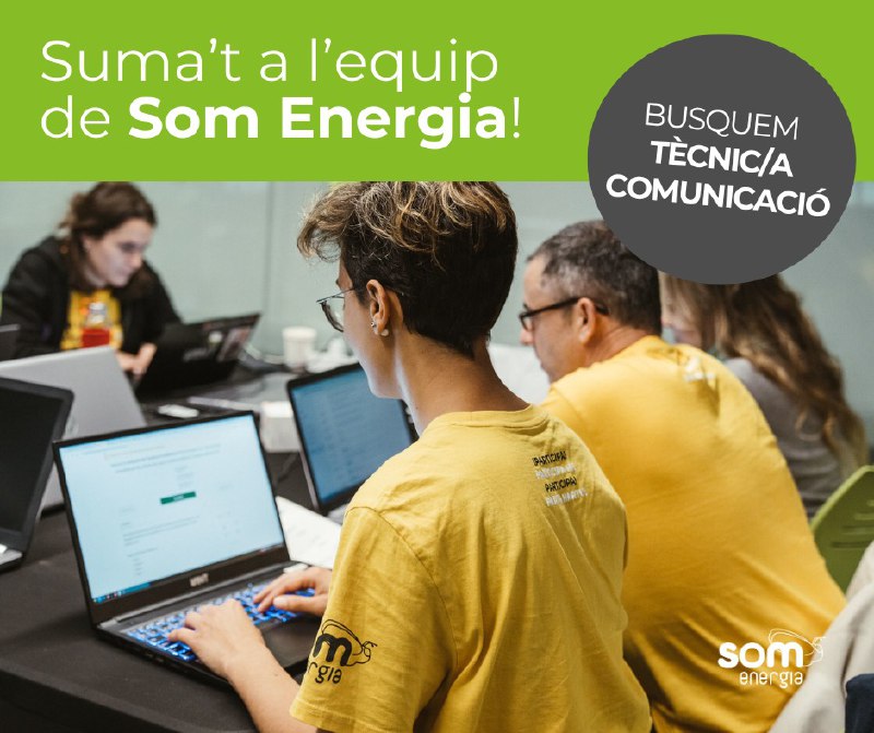 ***🔎*** A [#SomEnergia](?q=%23SomEnergia) volem incorporar una …