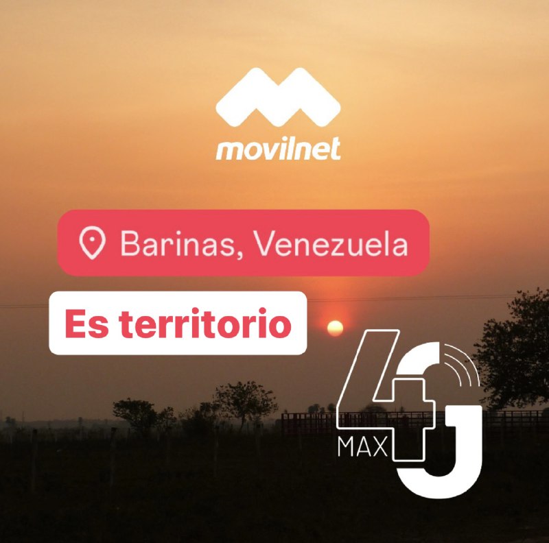 Disfruta Barinas con 4GMAX ***🏞***