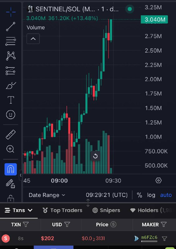 ***🪙*****Update** ***❤️*** $SENTINEL **AT 100k*****➡️*** 3m …